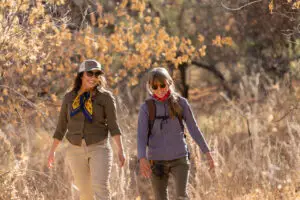Hiking at Rancho de la Osa.